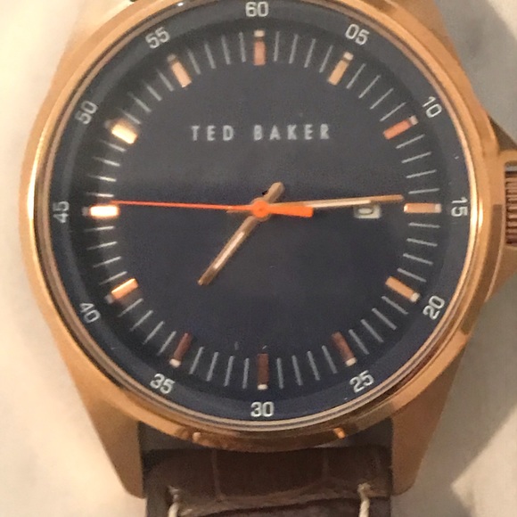 Ted Baker London Watch - Rose Gold and Brown Leather - Picture 11 of 14